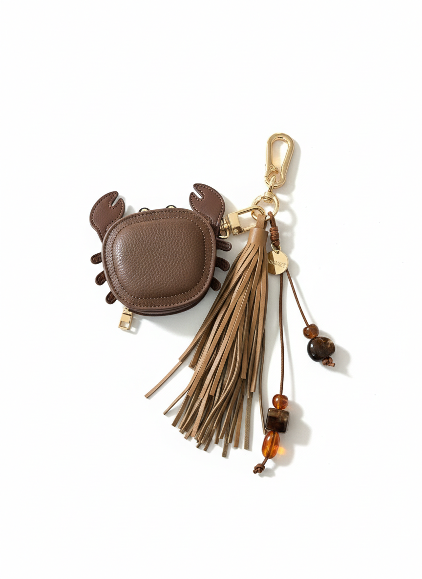 Bag Charm Crab (vegan)