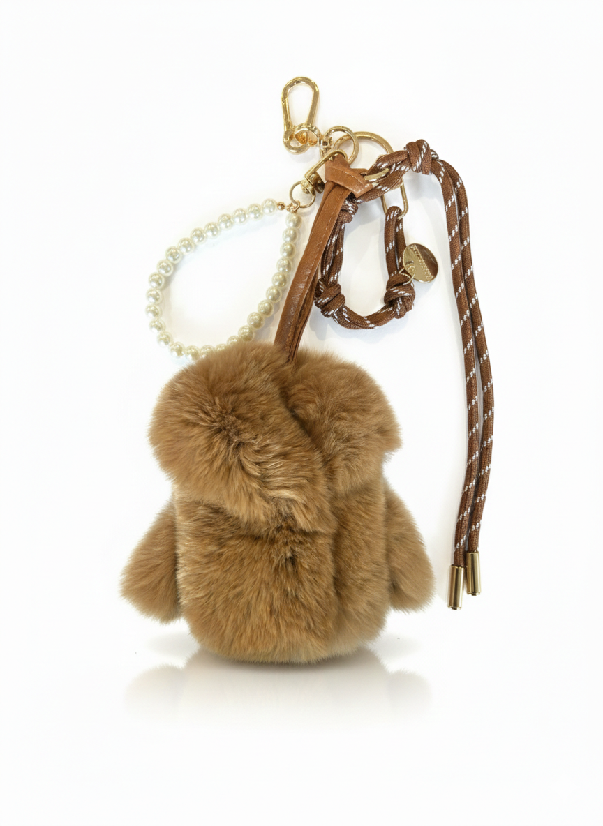 Bag Charm Fluffy Coat (vegan)