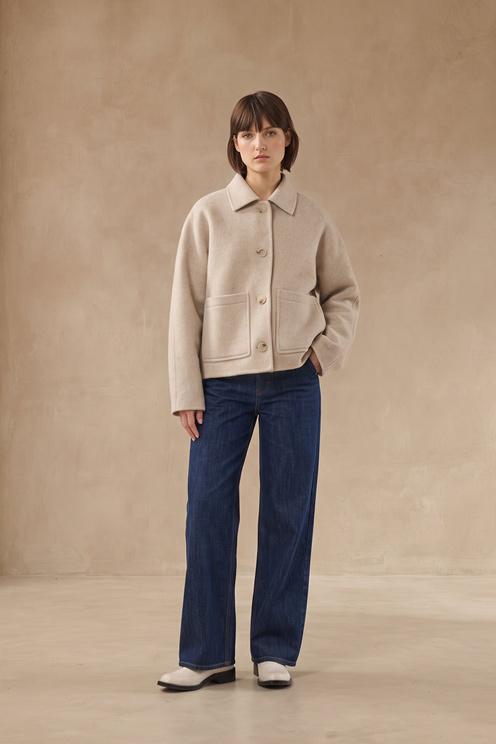 Kurze Wolljacke OneSize