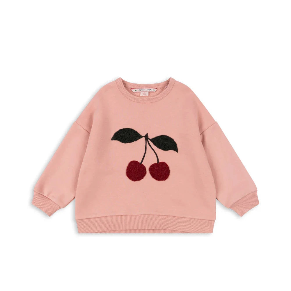 Lou Terry Sweatshirt - mellow rose