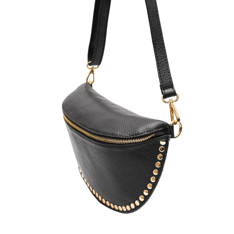 Ledertasche BEATRICE mit Nieten