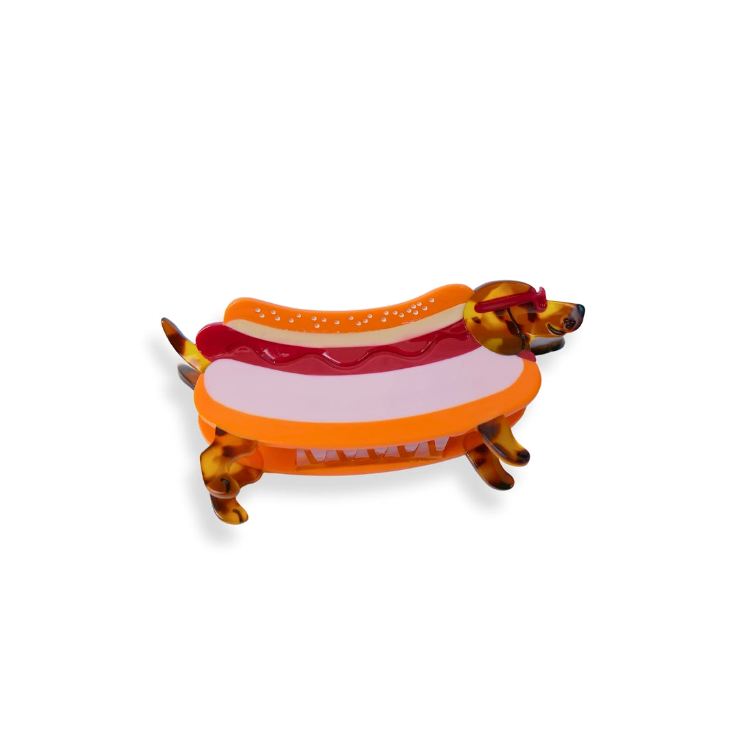 Haarspange Hot Dog