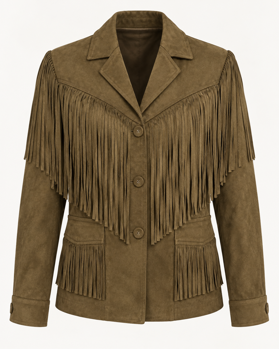 Basil Blazer mit Fransen