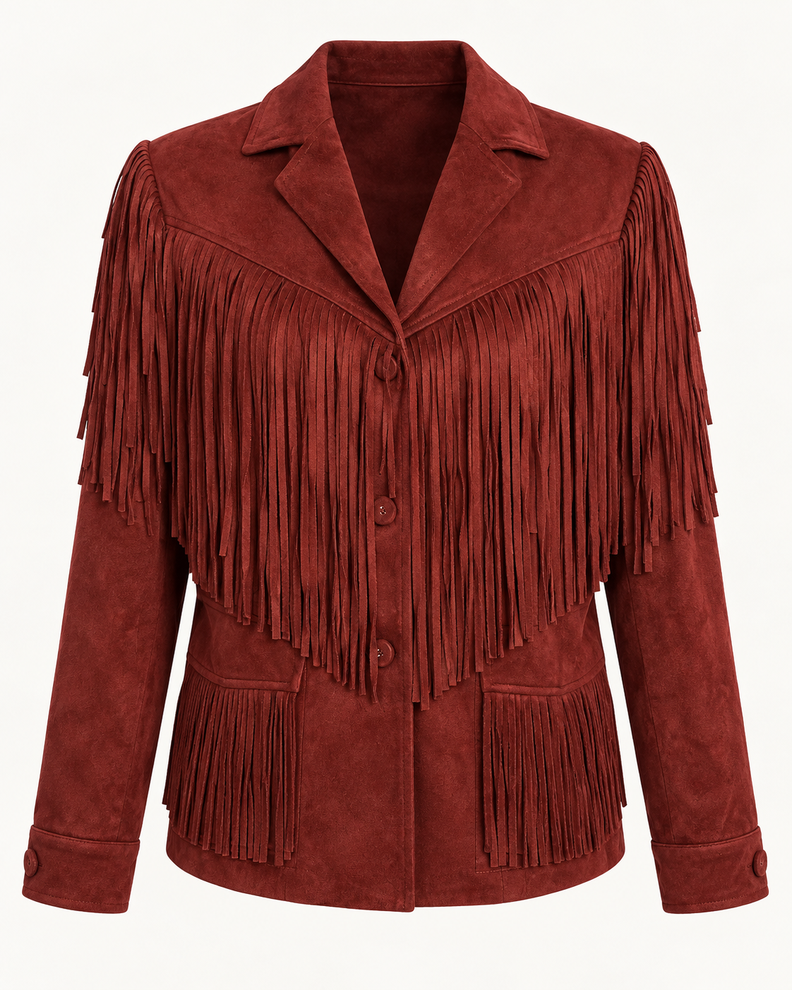 Basil Blazer mit Fransen
