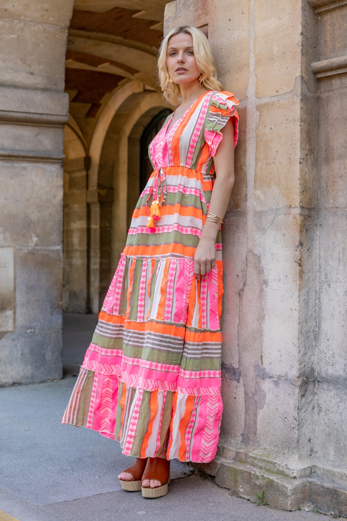 Maxikleid Neon Ibiza