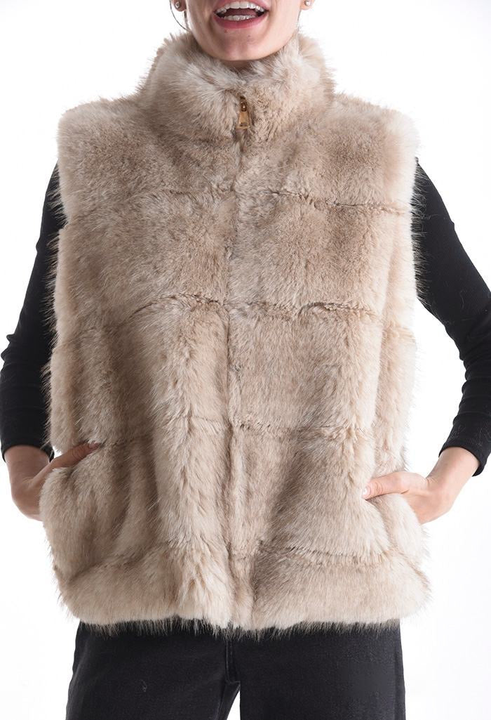 Kunstfell Weste