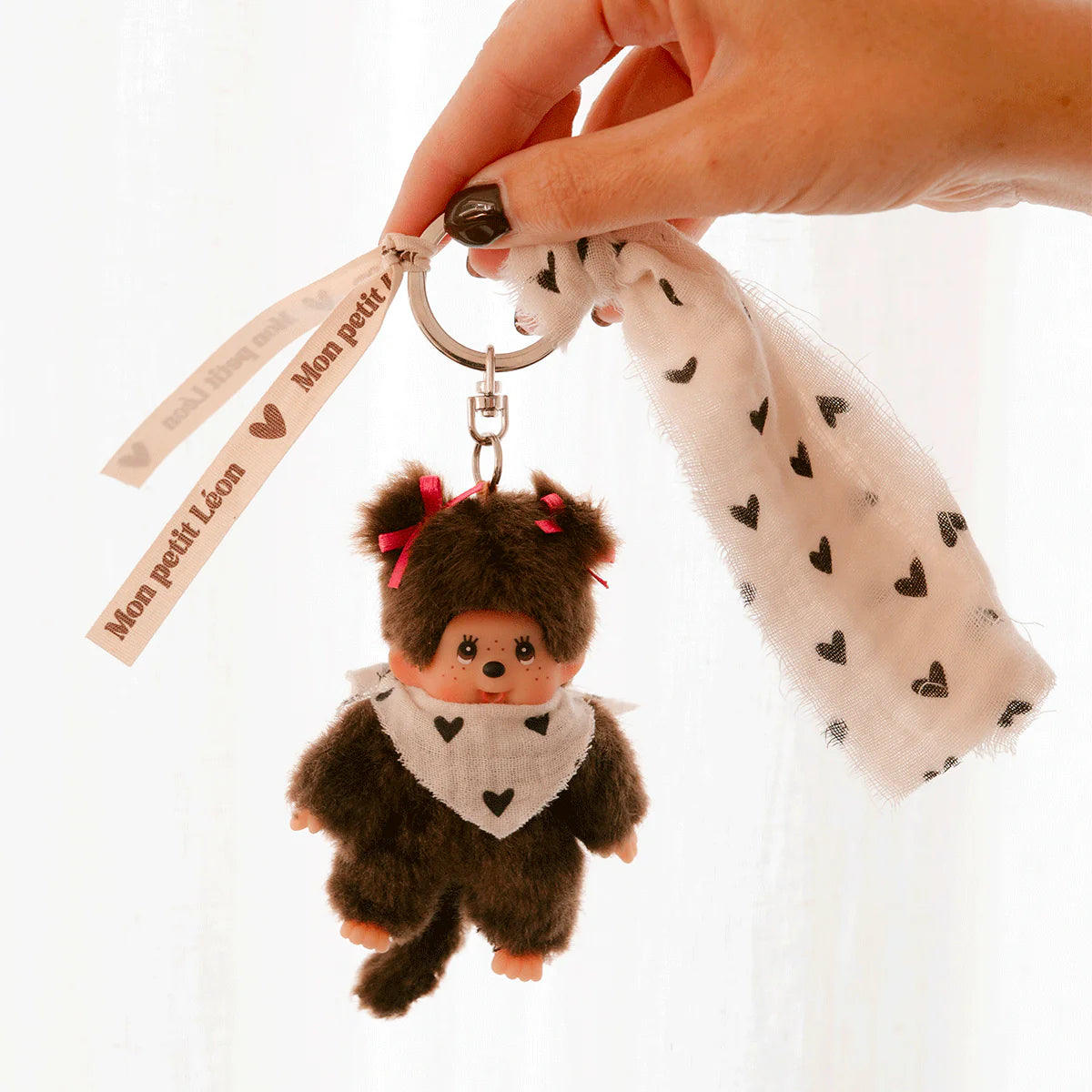 Monchichi Anhänger white Leo