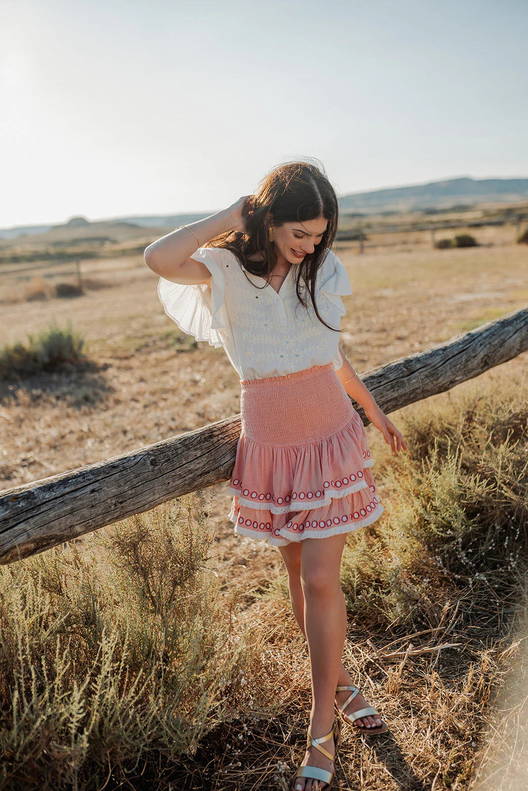 LULA PINK MINI SKIRT