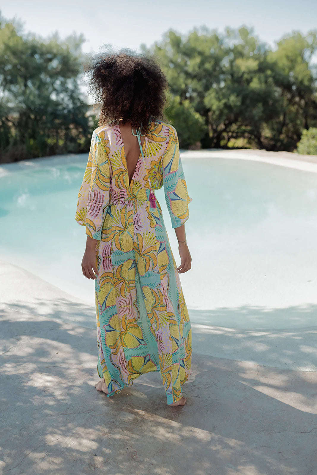 MARRAKECH AQUA JUMPSUIT