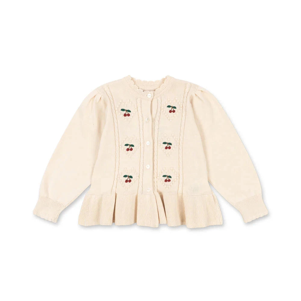 Soleil Strickjacke - pearled ivory
