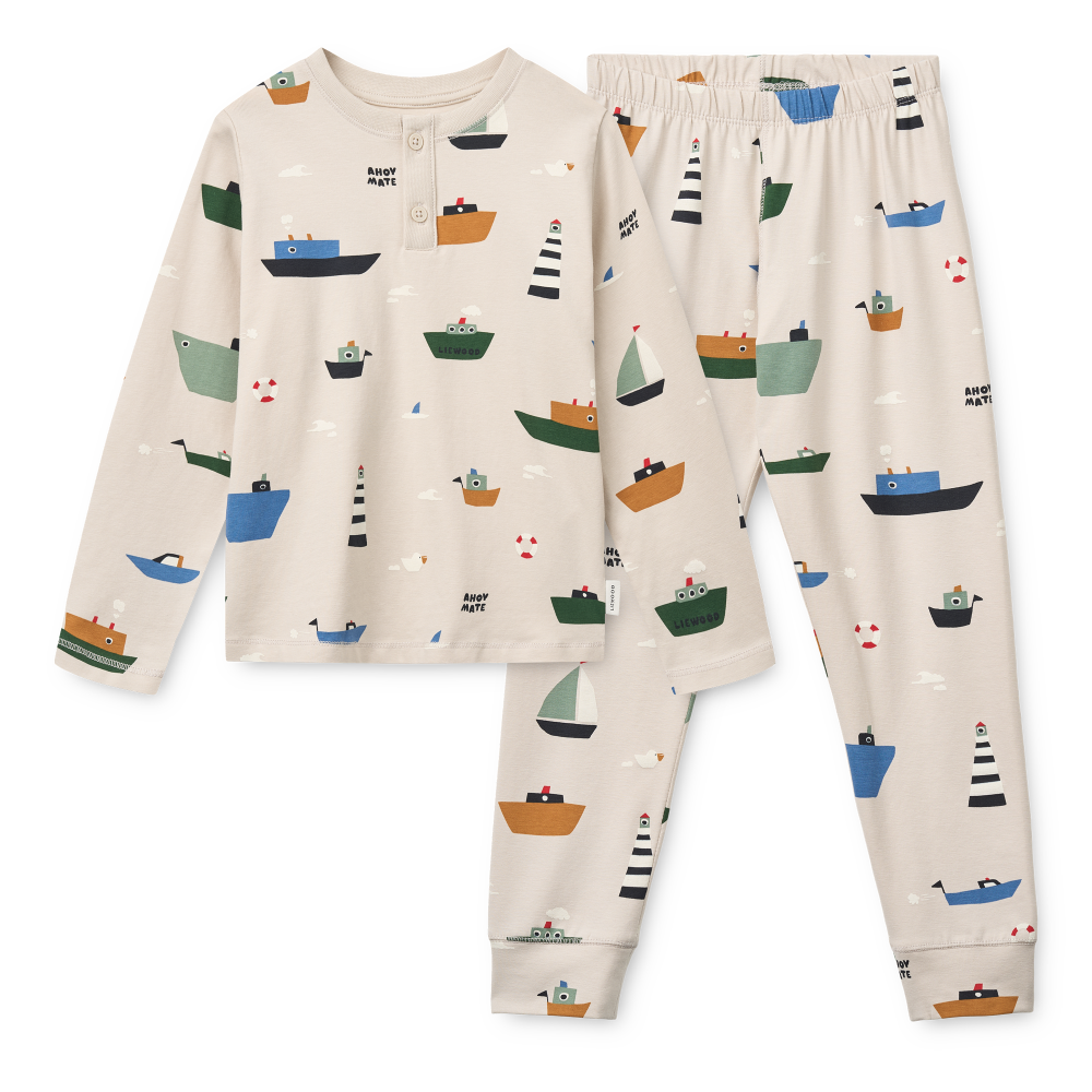 WILHELM bedrucktes Pyjama-Set
