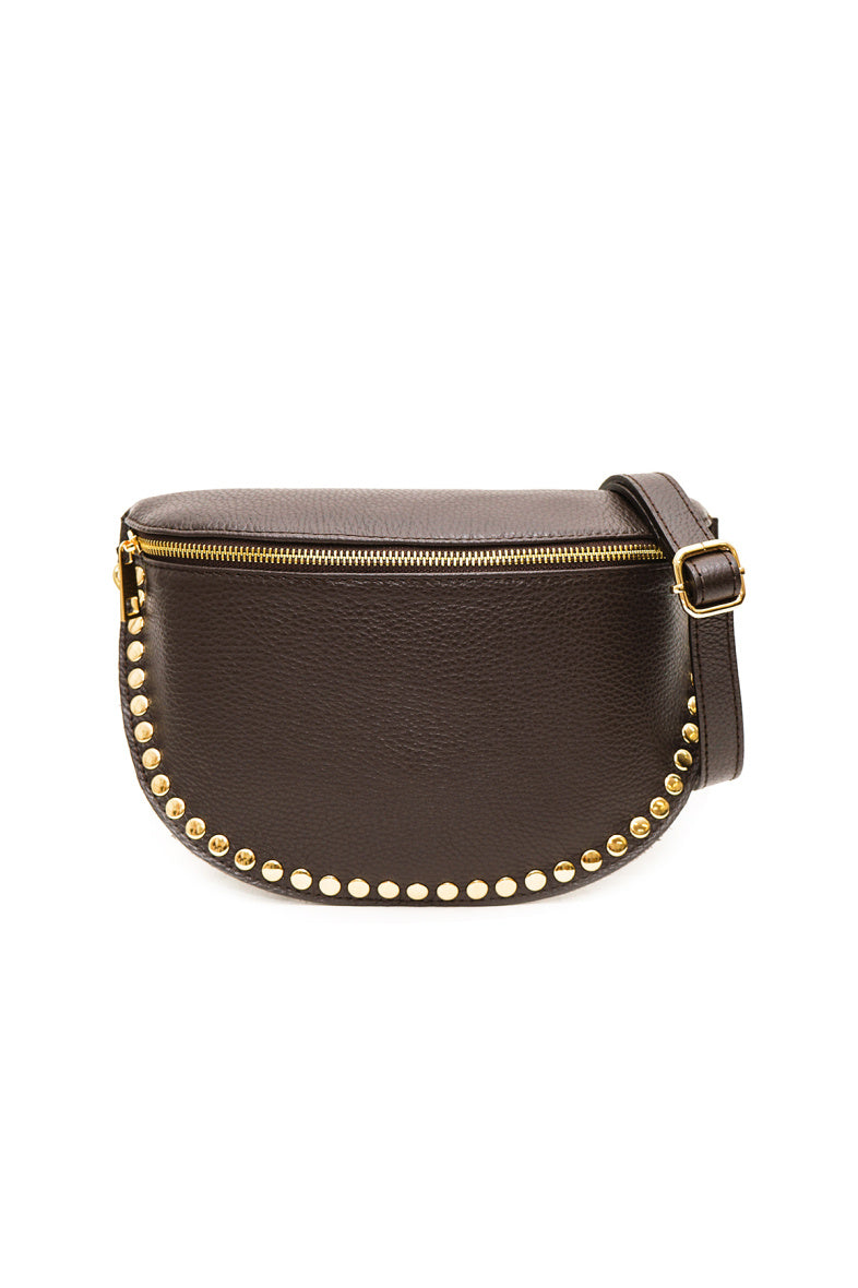 Ledertasche BEATRICE mit Nieten