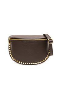 Ledertasche BEATRICE mit Nieten