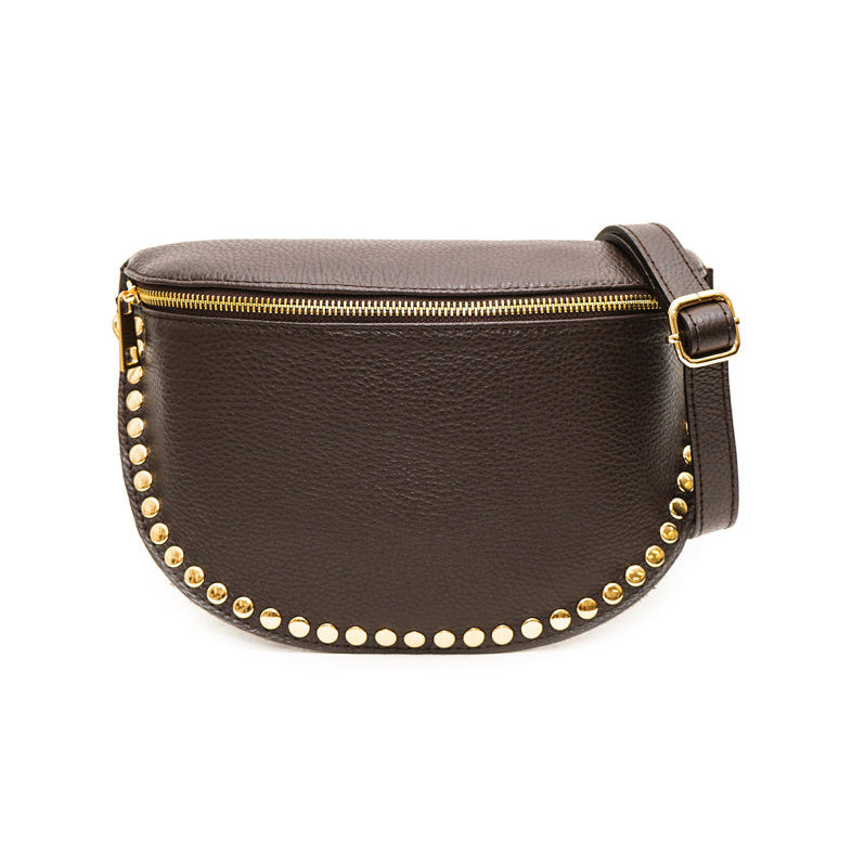 Ledertasche BEATRICE mit Nieten