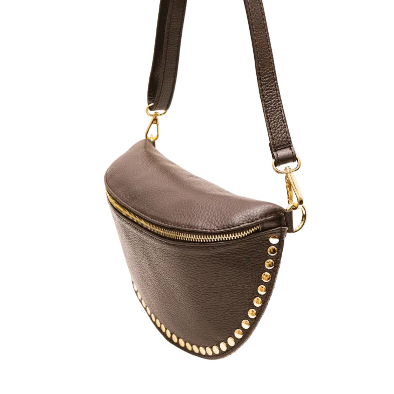 Ledertasche BEATRICE mit Nieten