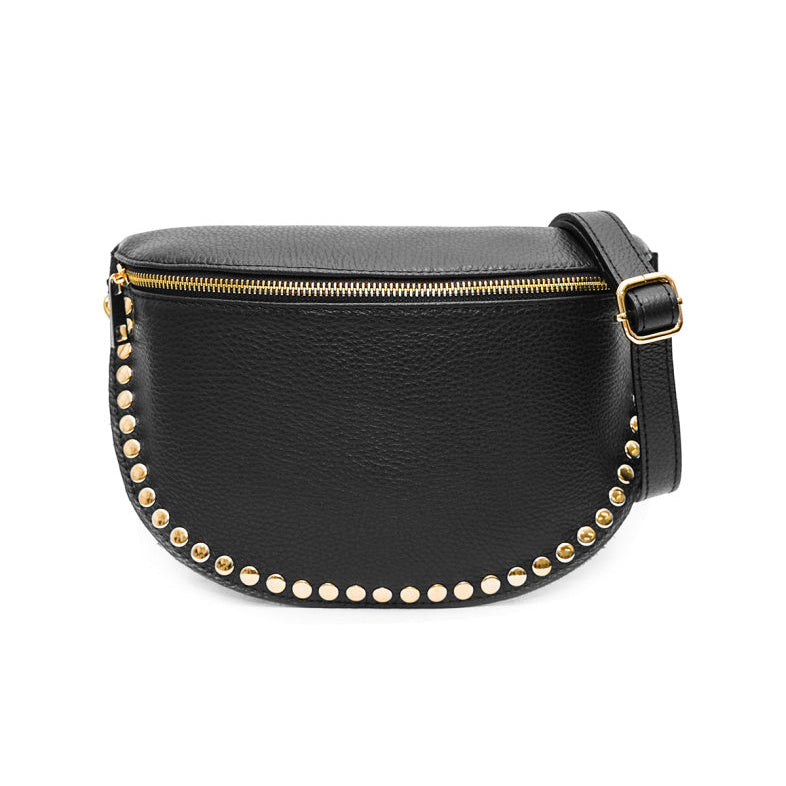 Ledertasche BEATRICE mit Nieten