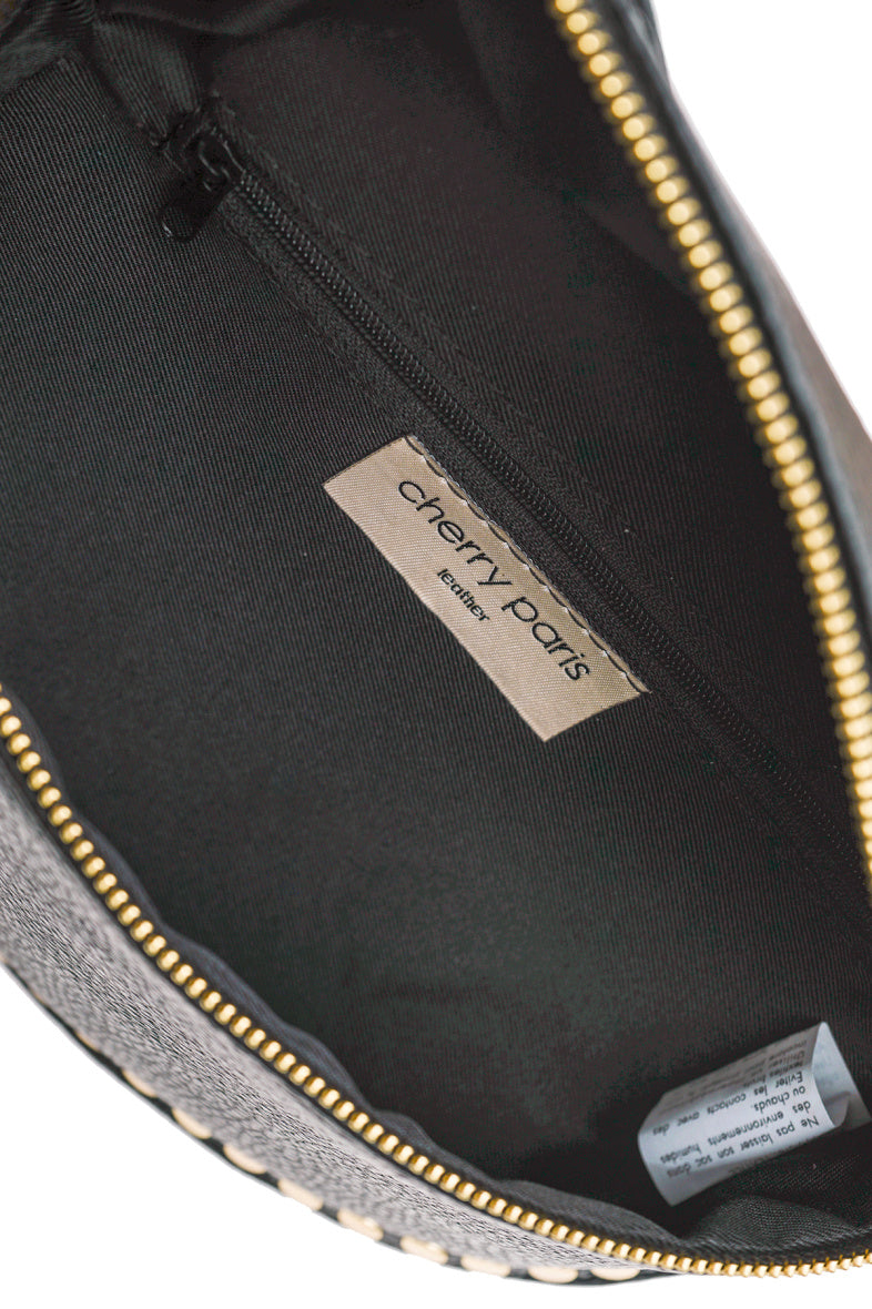 Ledertasche BEATRICE mit Nieten