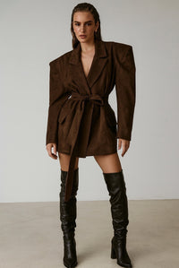 Blazer in Wildleder Optik OneSize