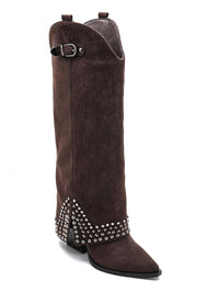 Cowboy Boots braun mit Nieten