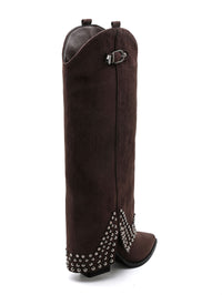 Cowboy Boots braun mit Nieten