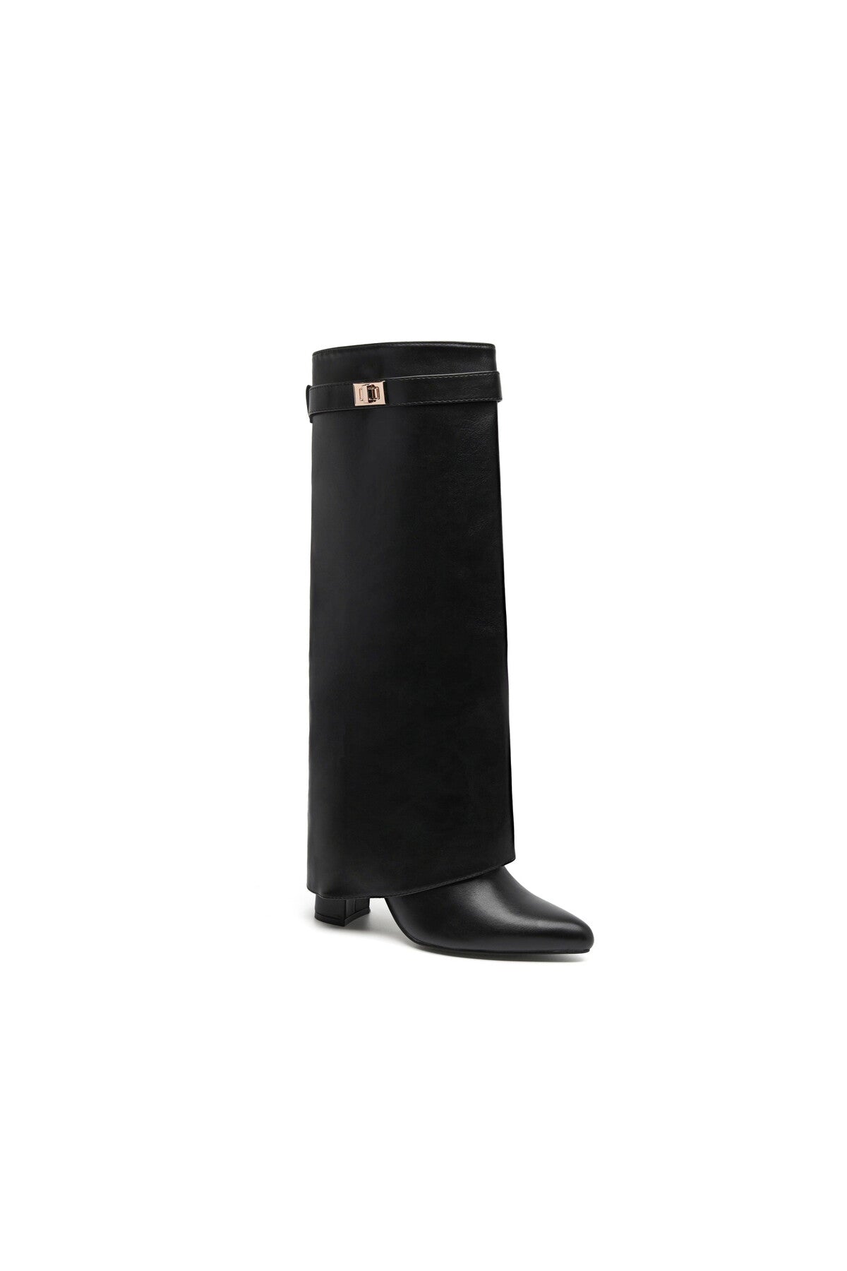 Stiefeletten mit Absatz mit Reißverschluss