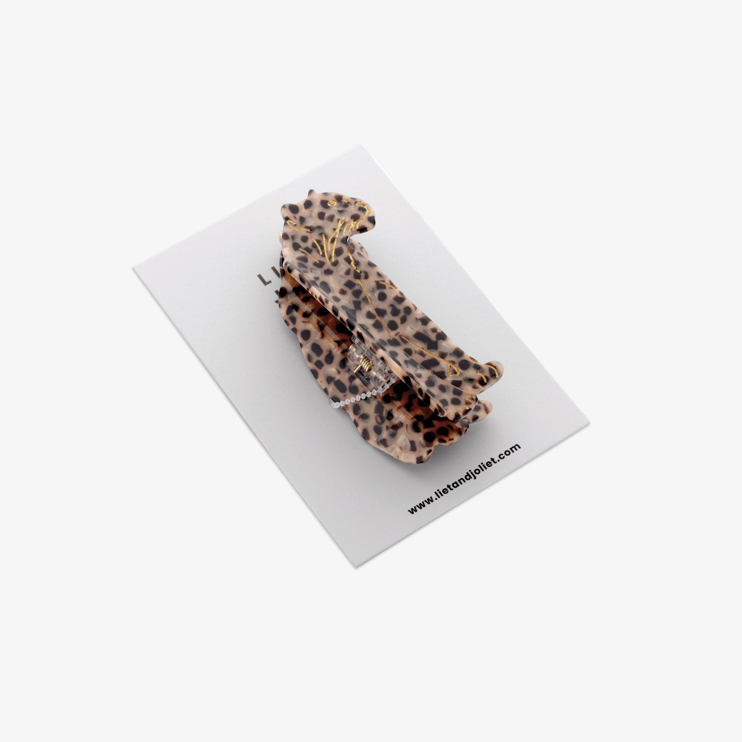 Haarklammer Leopard