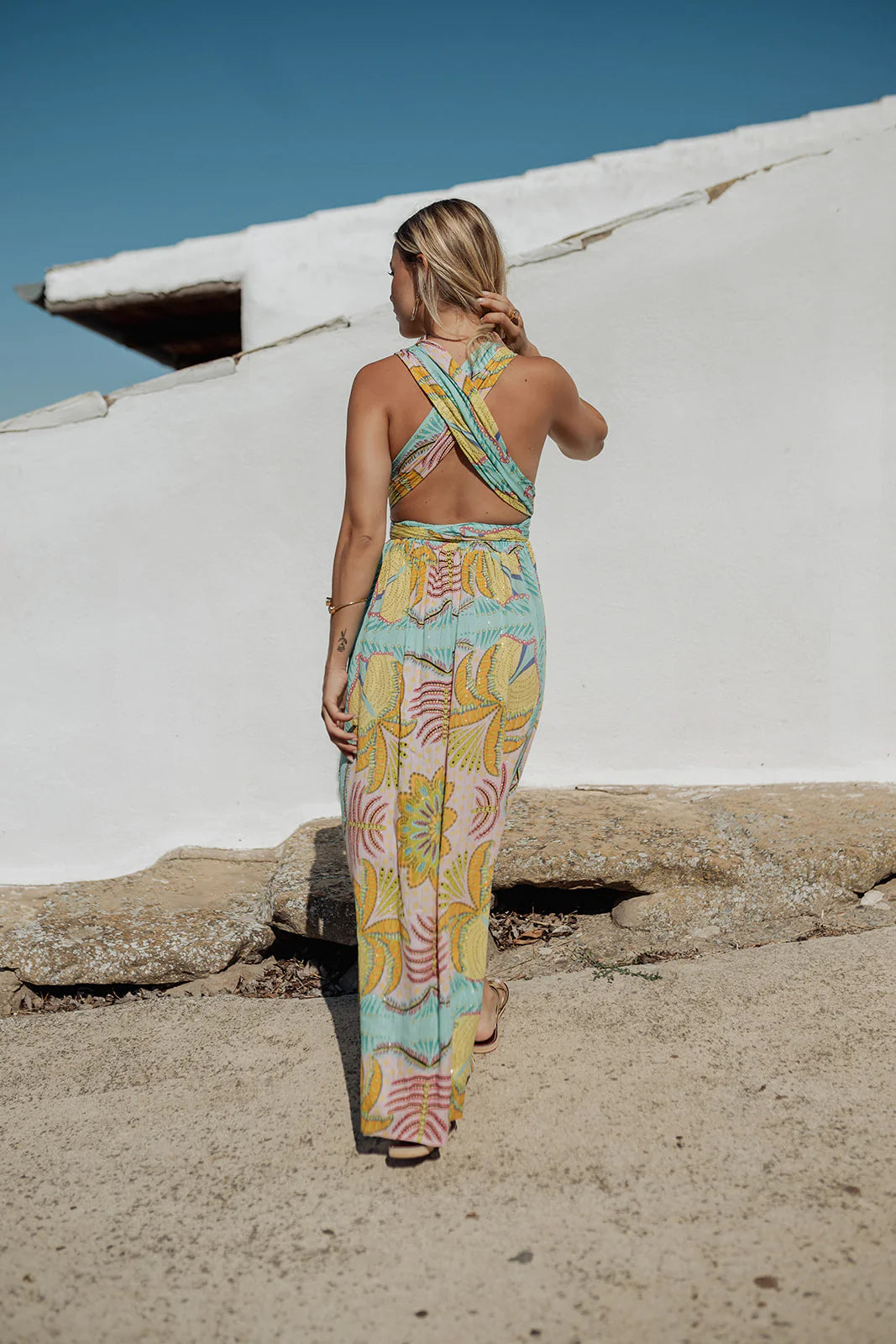 MARRAKECH AQUA MULTIFUNTIONAL DRESS