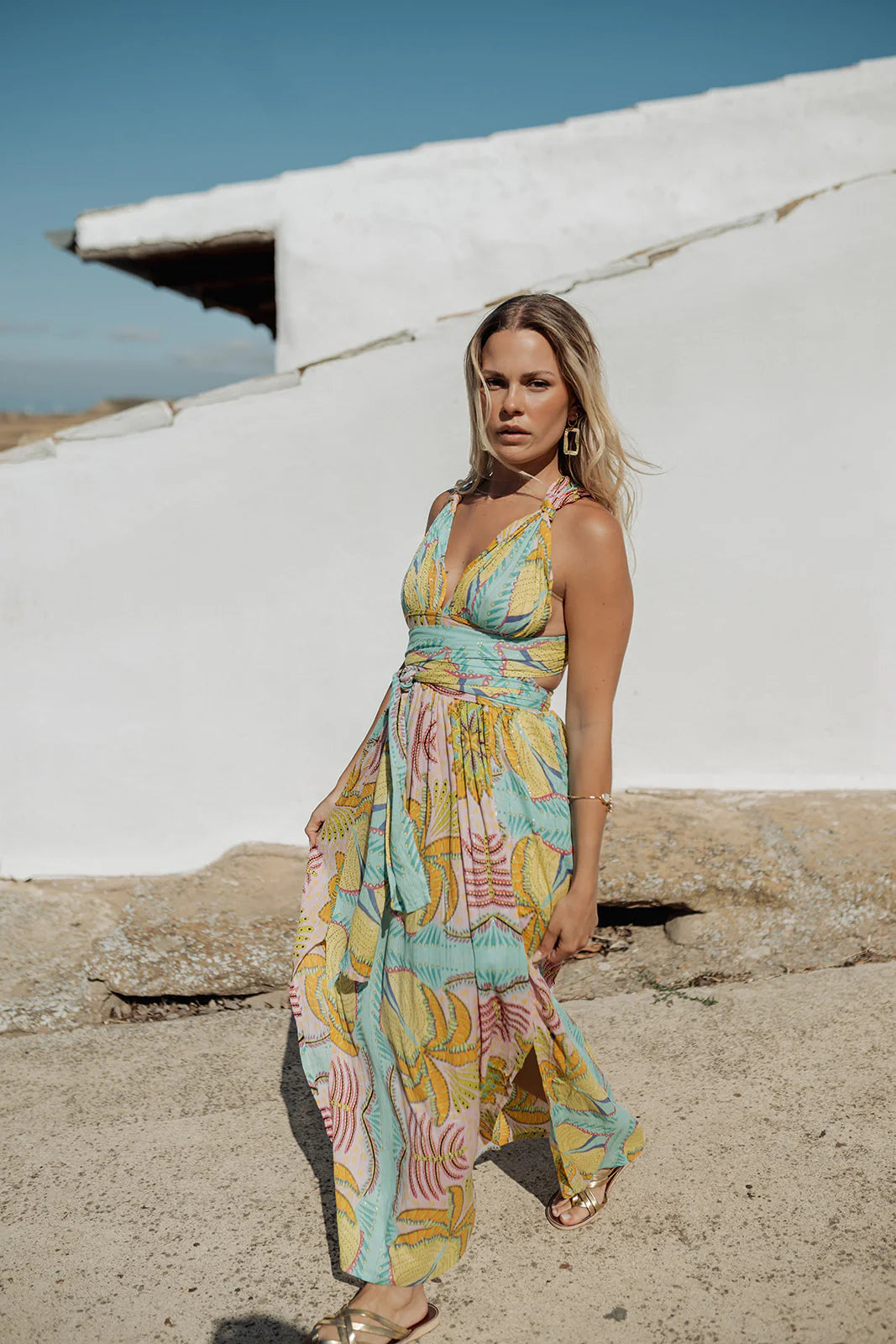 MARRAKECH AQUA MULTIFUNTIONAL DRESS