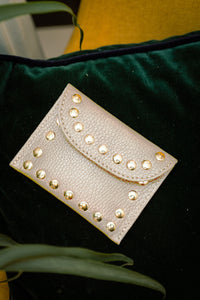 Lederportemonnaie Leina mit Nieten