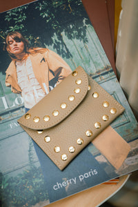 Lederportemonnaie Leina mit Nieten