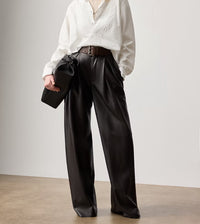 Ballonhose in Lederoptik